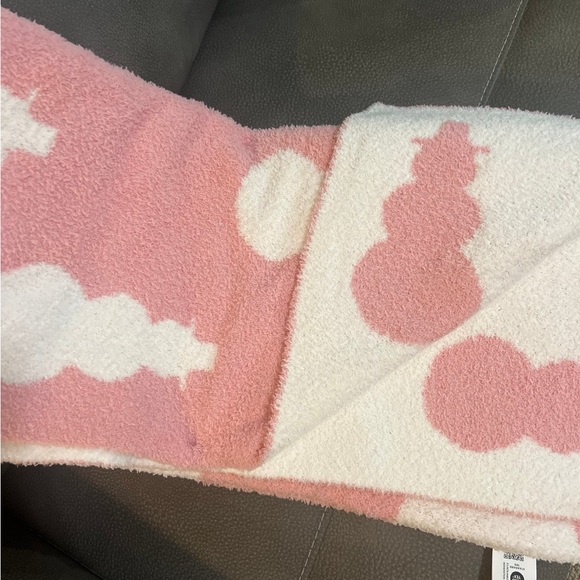Pink and white snowman blanket cupcakes and cashmere reversible - Picture 2 of 7